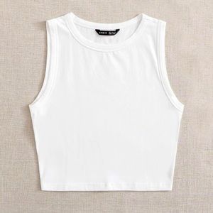 SHEIN Solid Crop Tank
